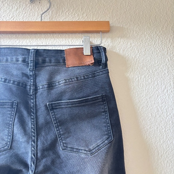 Billabong Jean Black Distressed Size 6 - Picture 4 of 5